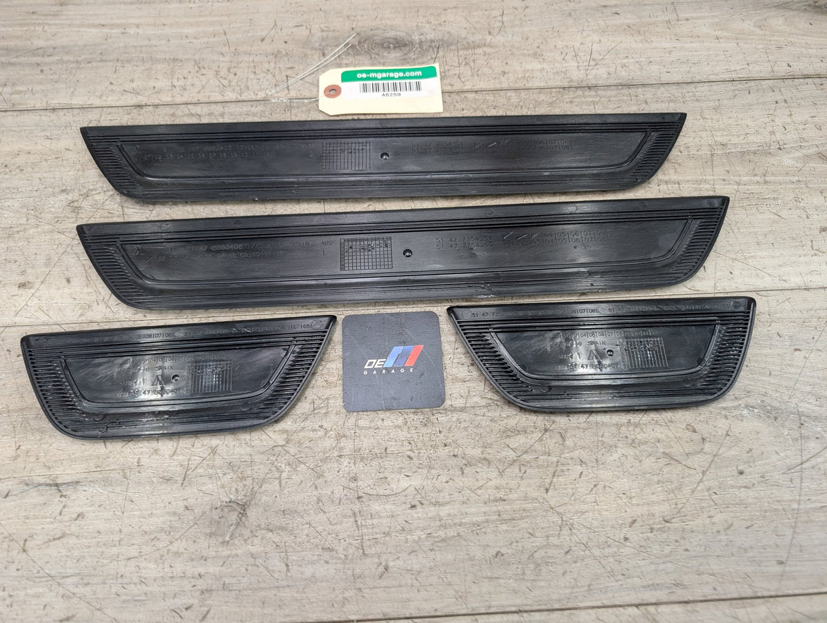 OEM BMW F25 F26 X3 X4 M SPORT Front Rear Left Right Door Sill Cover Trims SET