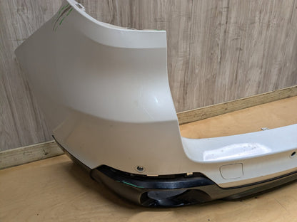 *14-18 OEM BMW F15 X5 Rear Bumper Cover PDC Holes w/ Diffuser N55 N57 White A96 MINERALWEISS METALLIC (A96)