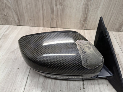 2017-2023 BMW M550i G30 Front Right Passenger Side Mirror Assembly 7485264 *17-23 OEM BMW G30 530 540 M550 Right Passenger Side Mirror Blind Spot SHADOW GLOSS