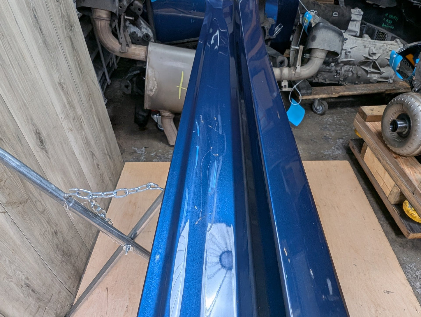 18-24 BMW G01 G02 F97 X3 X4 M Sport Left Driver Rocker Panel Blue C1M