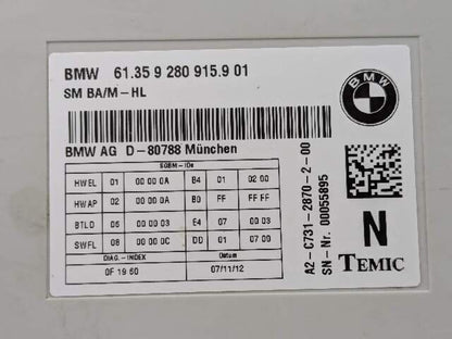 OEM BMW F06 F10 F23 F25 F30 F36 Front Left Right Power Heated Memory Seat Module