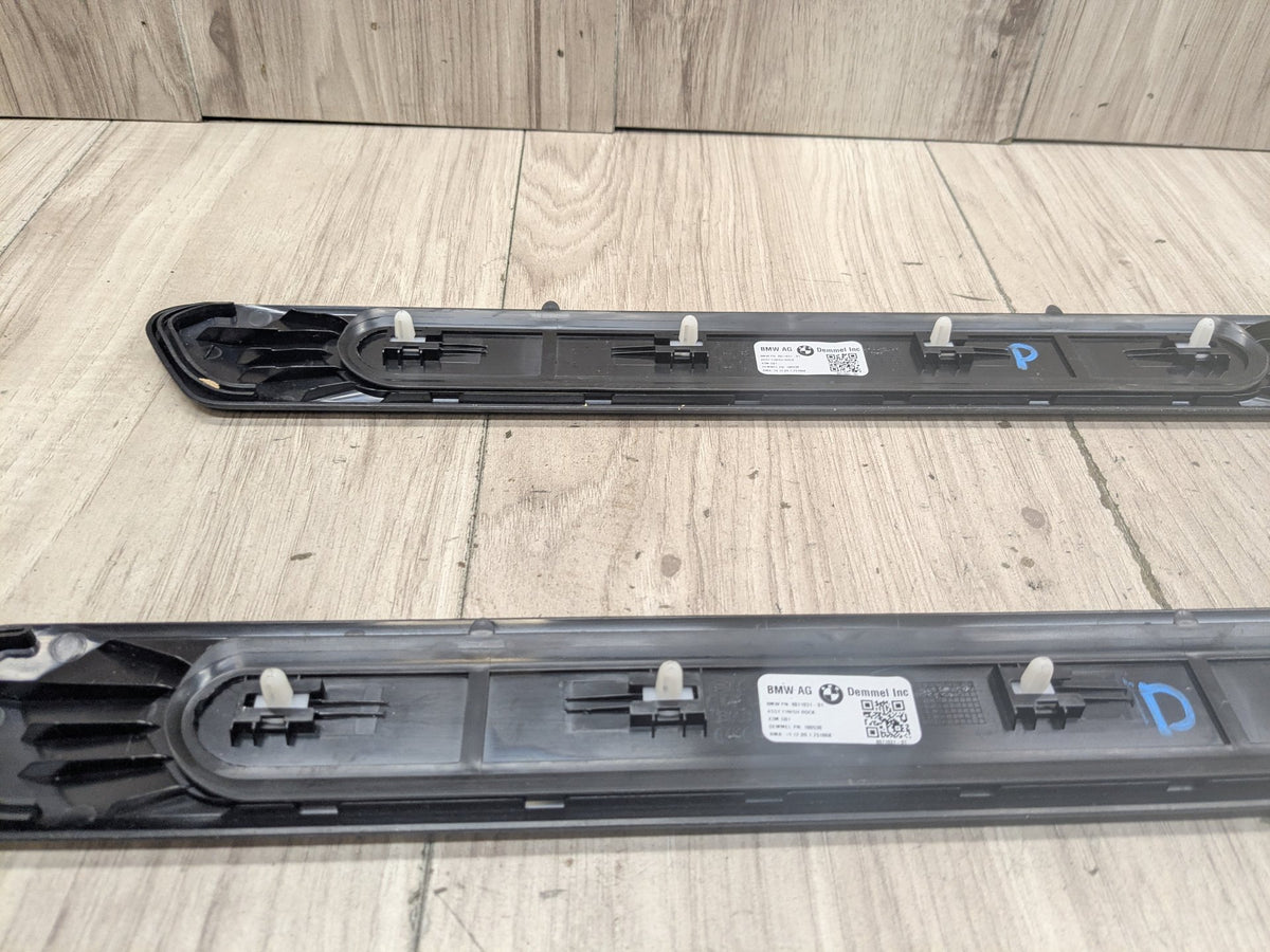 2020-2024 BMW X3 F97 Front Left Right Scuff Plate Door Sill SET 7393397 OEM