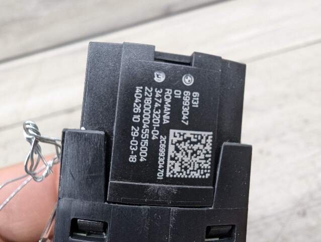 OEM BMW F90 G12 G30 Door Lock Emergency Hazard Warning Flasher Control Switch