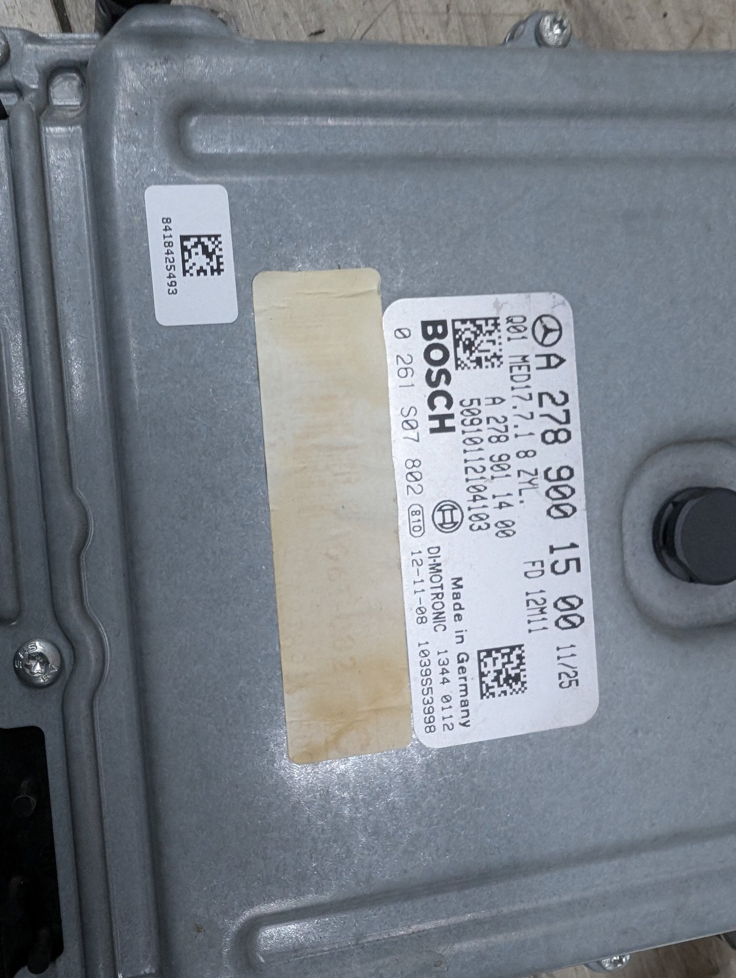 2009-2017 Mercedes-Benz E-Class A207 E550 M278 Engine Motor ECU DME Computer Module A2789001500