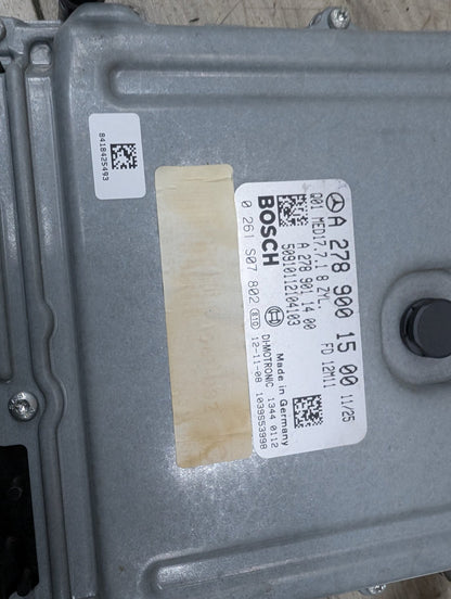 2009-2017 Mercedes-Benz E-Class A207 E550 M278 Engine Motor ECU DME Computer Module A2789001500