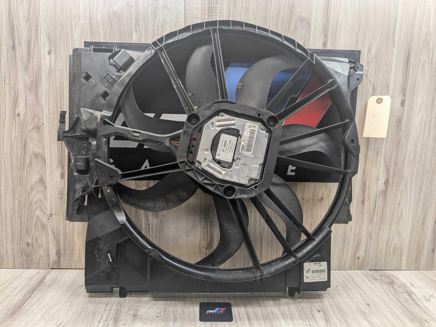 07-13 OEM BMW E82 E90 E92 335 Engine N54 N55 Radiator Cooling Auxiliary Fan 600W