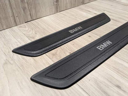 OEM BMW F25 F26 X3 X4 Front Left Right Door Sill Cover Trim Kick Plates SET