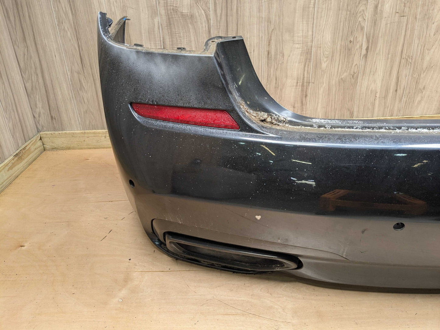 *16-19 OEM BMW G11 G12 M SPORT Rear Bumper Cover Diffuser w/ PDC Option Gray B41 SINGAPUR GRAU METALLIC (B41)