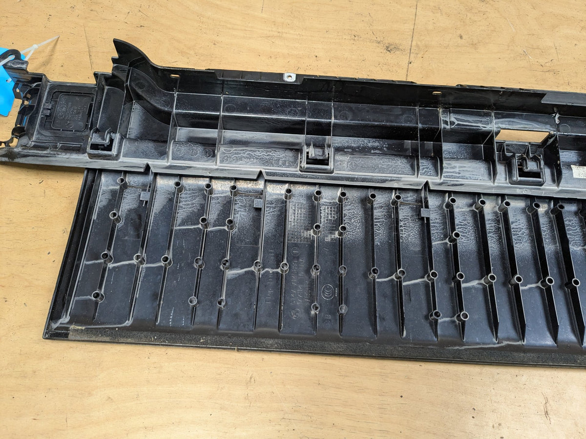 07-13 OEM BMW E70 X5 Rear Trunk Tail Gate Loading Sill Cover Trim Black