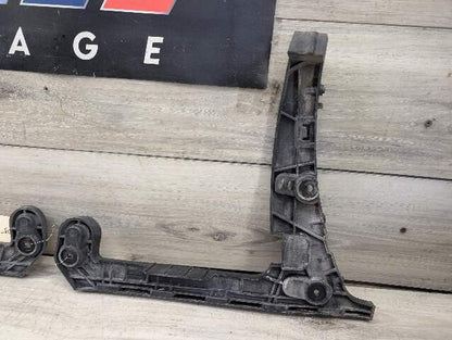17-19 OEM AUDI A4 B9 S4 Rear Left Right Bumper Guide Mounting Brackets PAIR