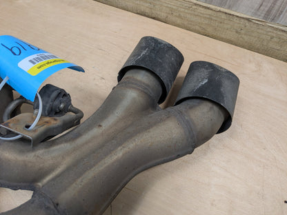 20-24 OEM BMW F97 X3M Engine S58T Rear Dual Exhaust Pipe Muffler