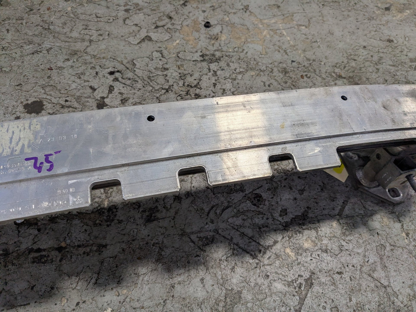 2017-2023 BMW M550i G30 Rear Bumper Reinforcement Rebar Bar 7413876 18-23 OEM BMW G30 M550 REAR Bumper Reinforcement Rebar Carrier Impact Crash Bar