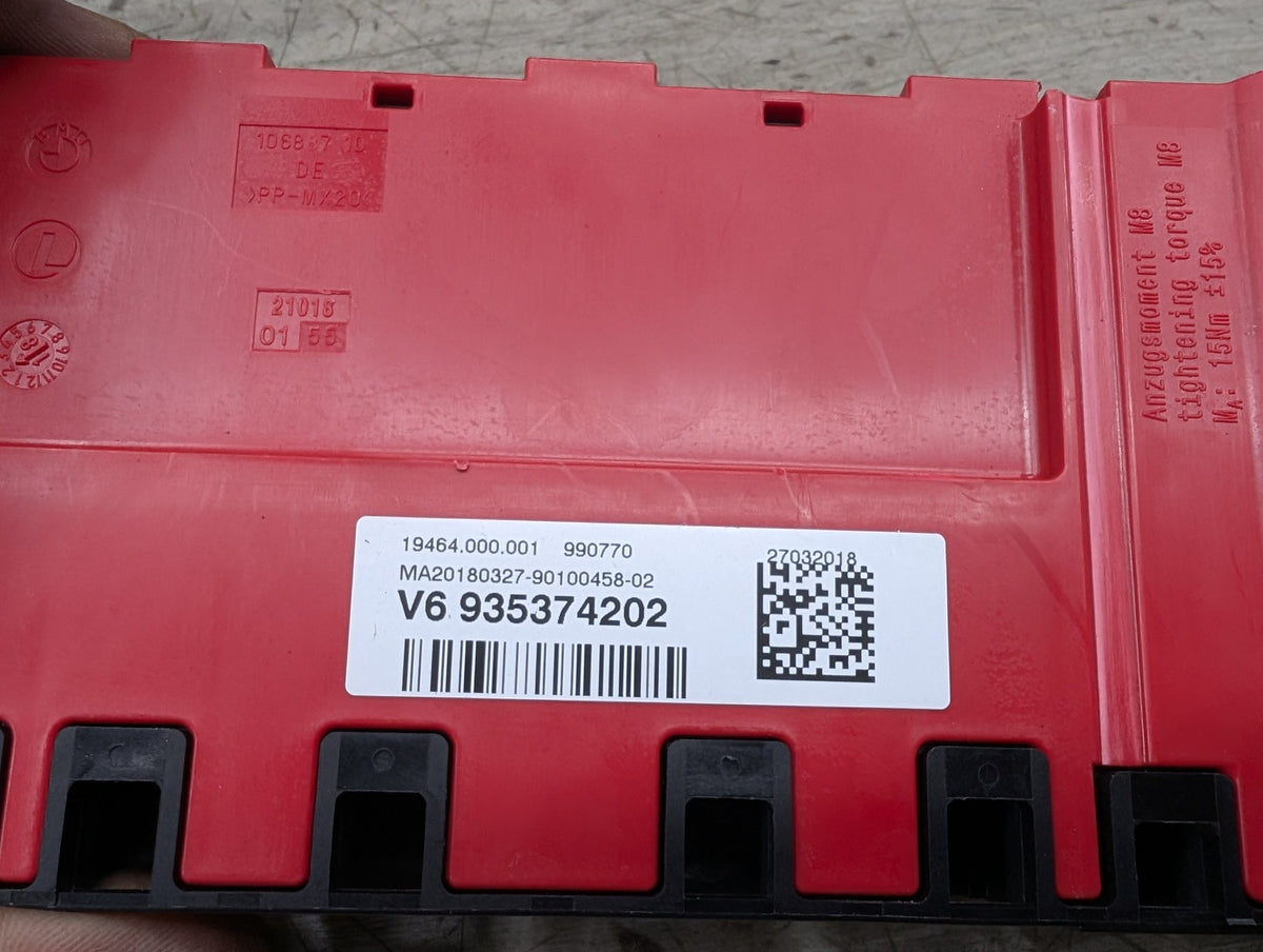 2017-2023 BMW M550i G30 Battery Positive Fuse Terminal 9353742 OEM BMW G11 G12 G14 G15 G16 G30 B+ Junction Terminal Power Relay Fuse Box OEM