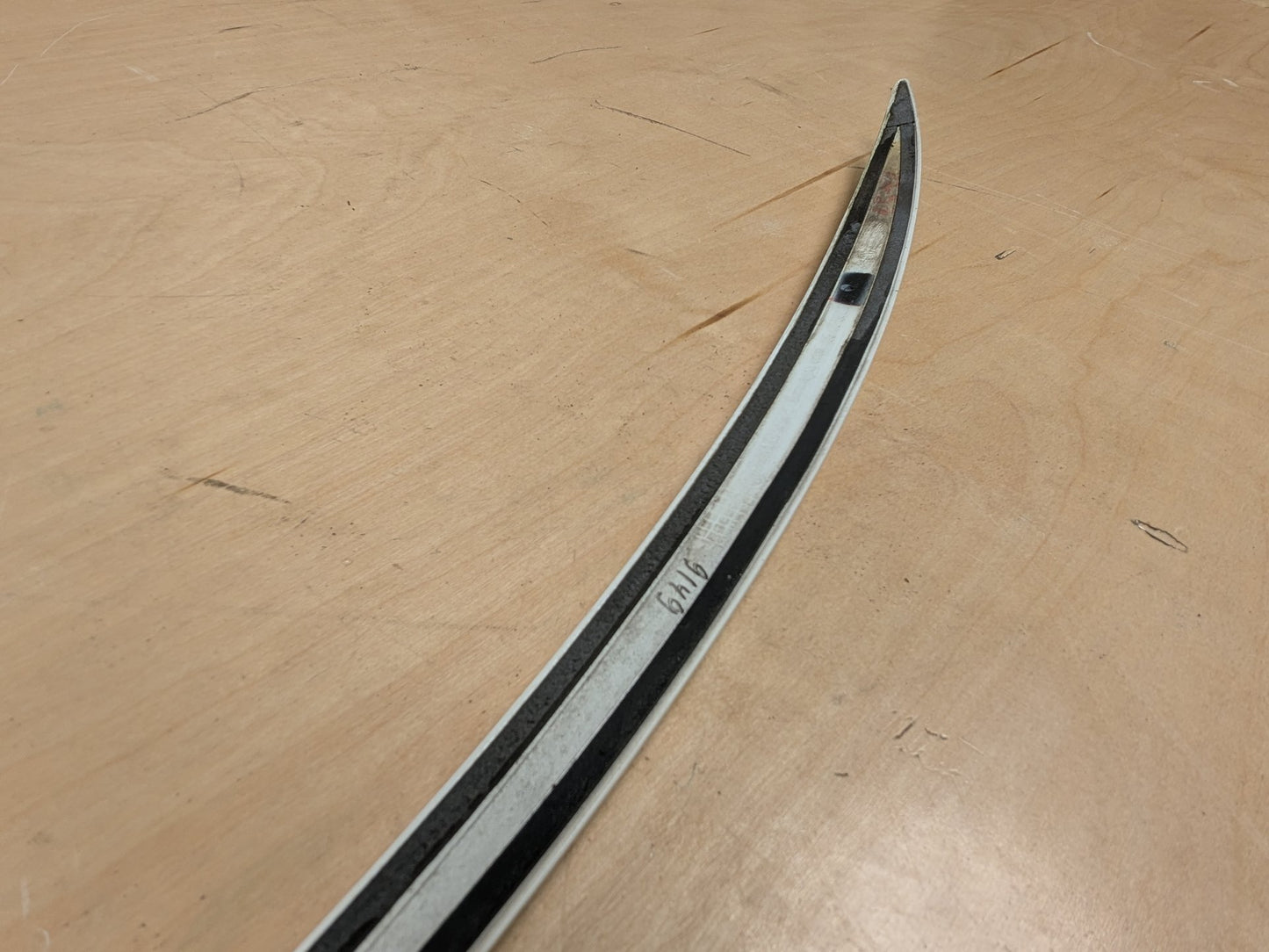 Mercedes W205 Rear Spoiler AMG Boot Trunk Trim Panel Obsidian 149 Polar white