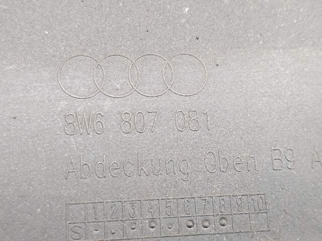 2018 - 2024 Audi S5 B9 Radiator Support Upper Cover Panel 8w6807081