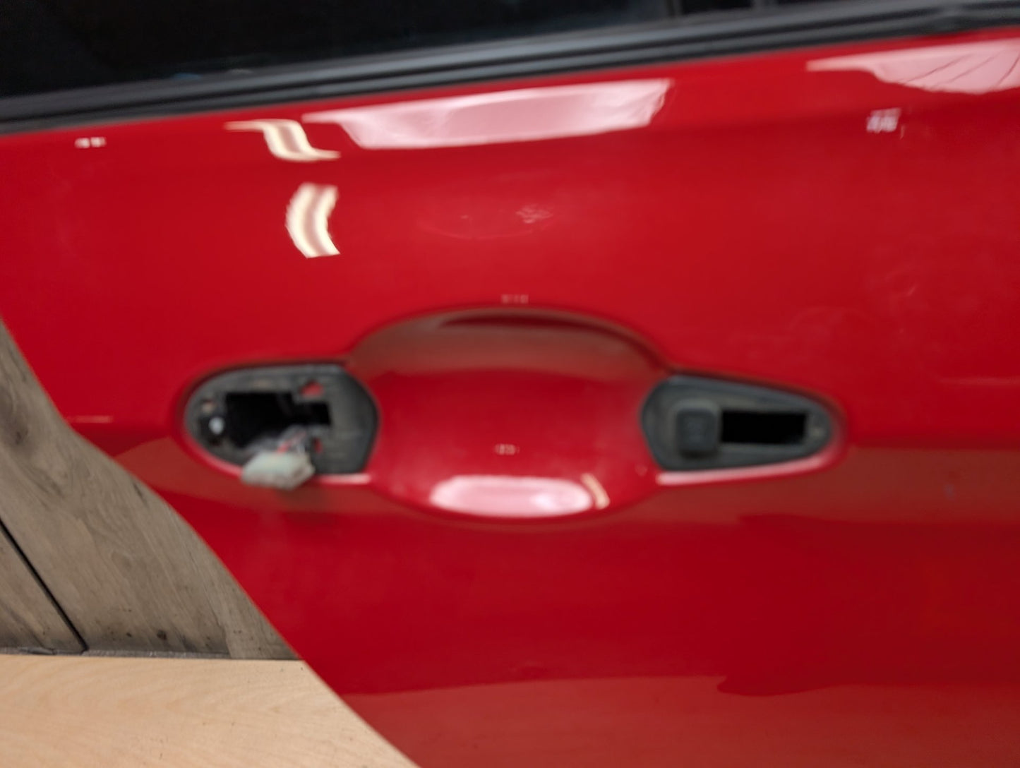 OEM BMW F30 F80 328 330 335 340 M3 Rear Right Passenger Door Shell Panel Red MELBOURNEROT METALLIC (A75)