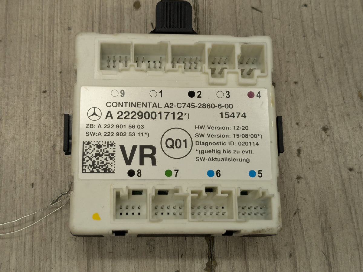 OEM Mercedes W205 C300 Front Right Passenger Door Control Module