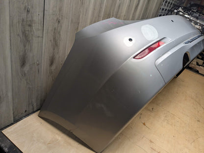 *12-15 OEM BMW F30 335 PRE-LCI Rear Bumper Cover LINES Trim Dual Exhaust Gray Silver GLACIERSILBER METALLIC (A83)