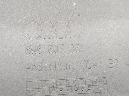 2018-2024 Audi S5 B9 Radiator Support Upper Cover Panel 8w6807081