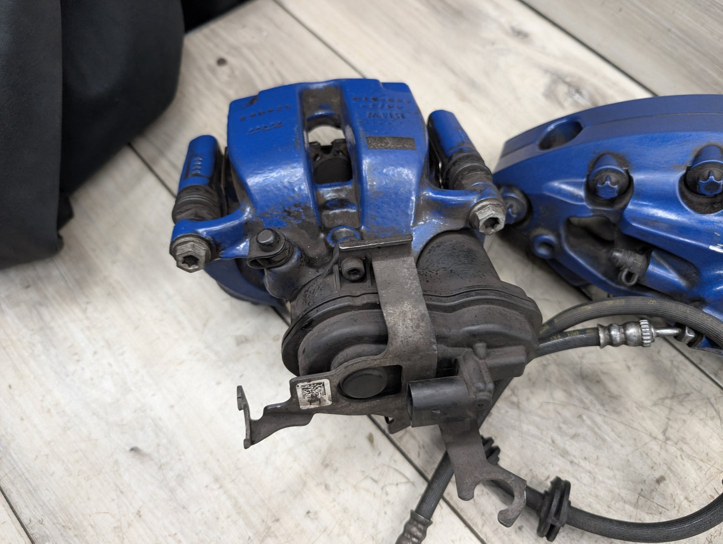 17-23 OEM BMW G30 540 M550 Front Rear Left Right Brake M SPORT Calipers SET Blue