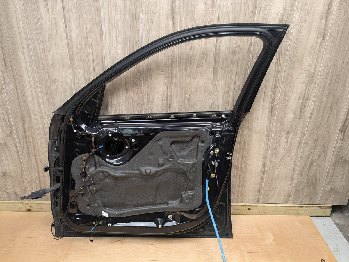 2015 BMW X6 F86 Front Right Passenger Door Shell Panel CARBONSCHWARZ METALLIC (416)
