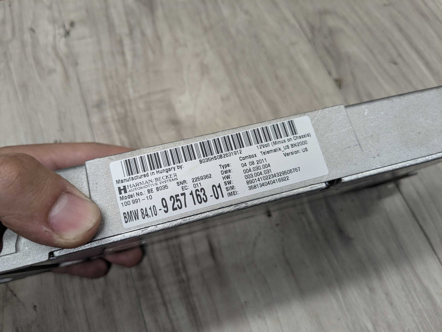 09-13 OEM BMW E70 E82 E90 E92 E93 X5 Combox Telematics Unit TCU Bluetooth Module