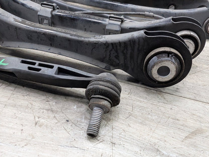 2014 BMW 428i F32 Rear Left Driver Control Arms SET 6792535 OEM BMW F22 F23 F30 F32 F33 F36 Rear Left Driver Upper Lower Control Arm SET