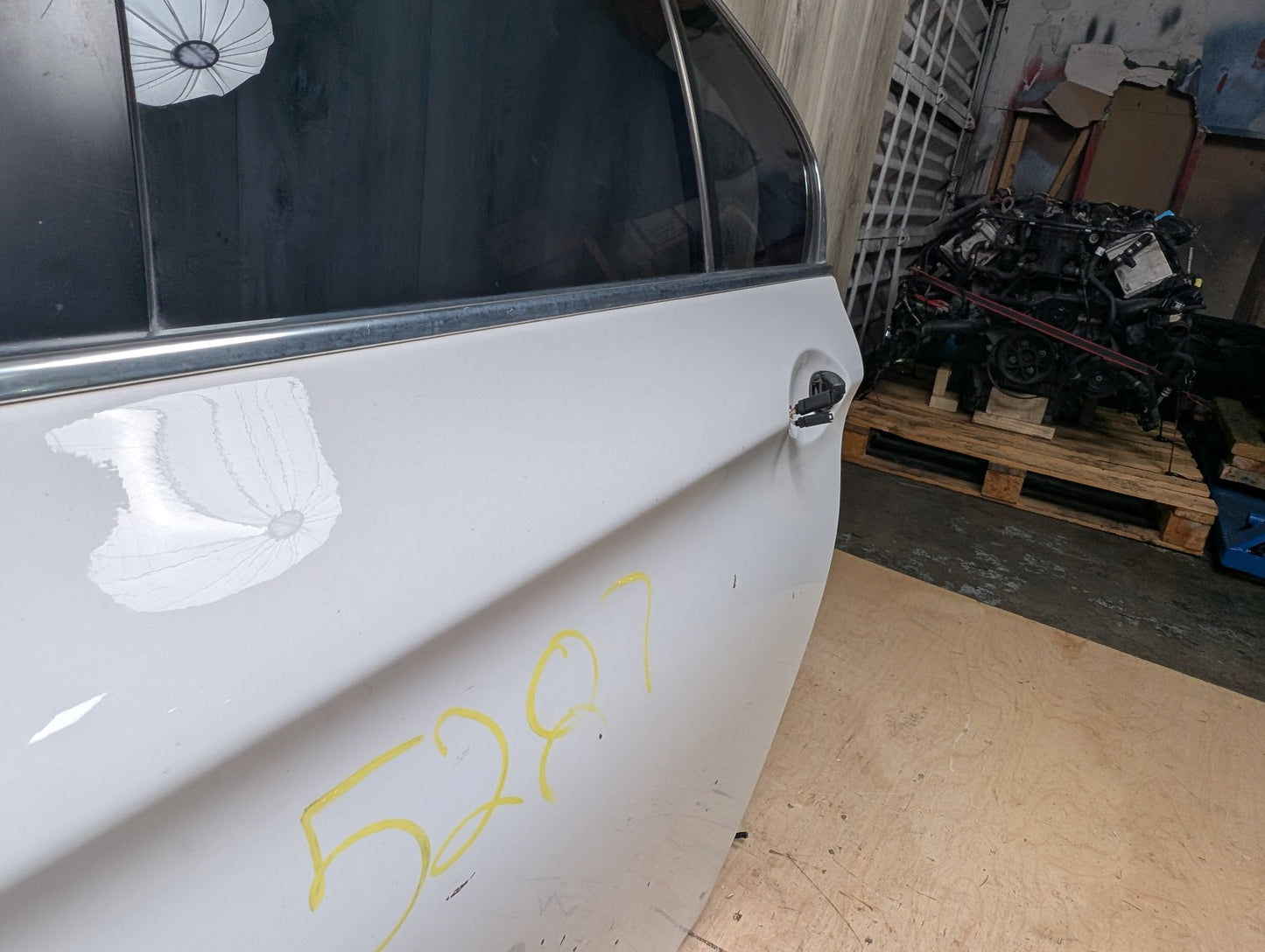 *11-16 OEM BMW F10 535 M5 Sedan Rear Driver Side Door Shell Panel White 300 White 300
