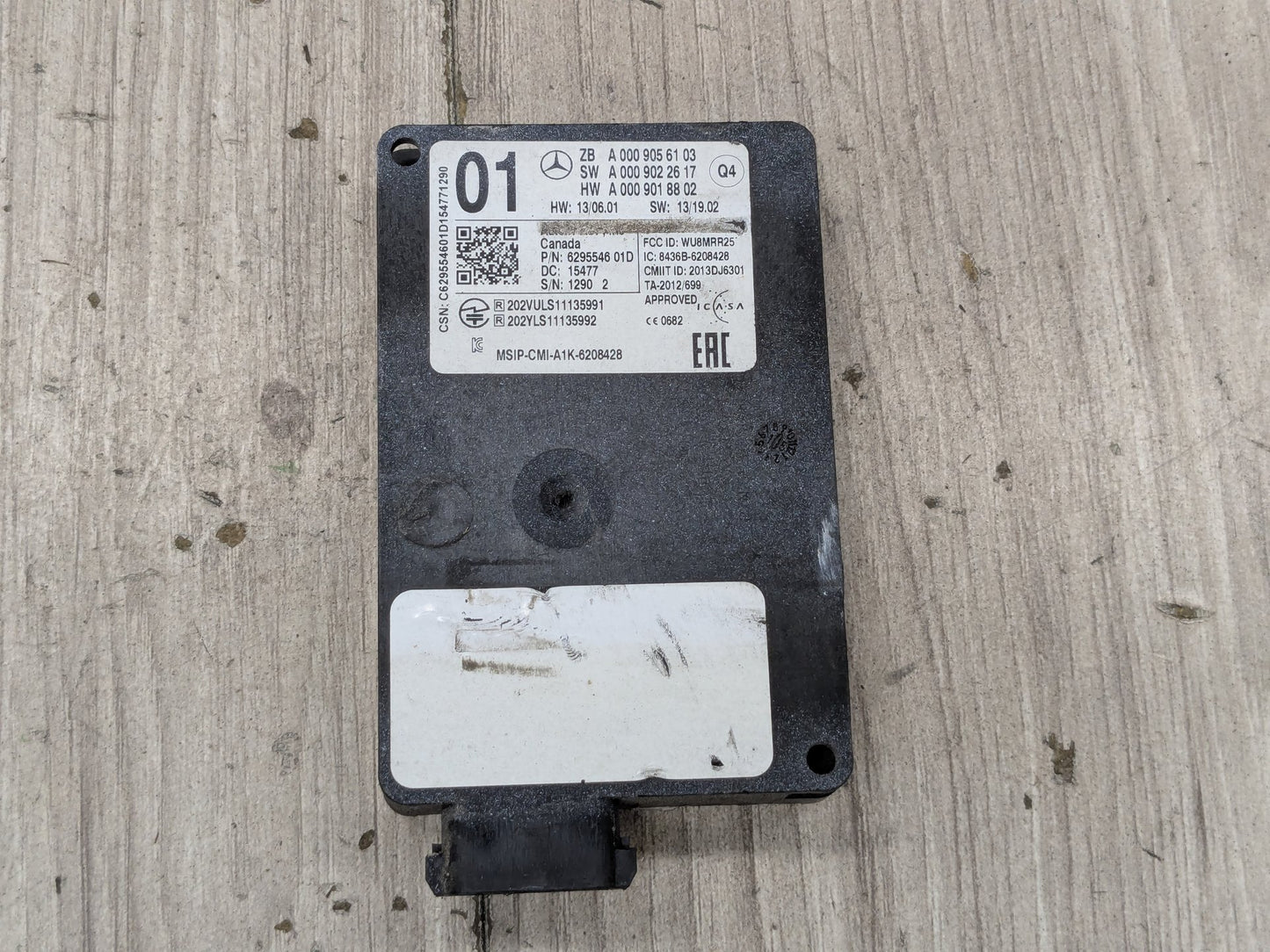 2015-2021 Mercedes-Benz C43 W205 Blind Spot Lane Sensor Radar Module A0009056103