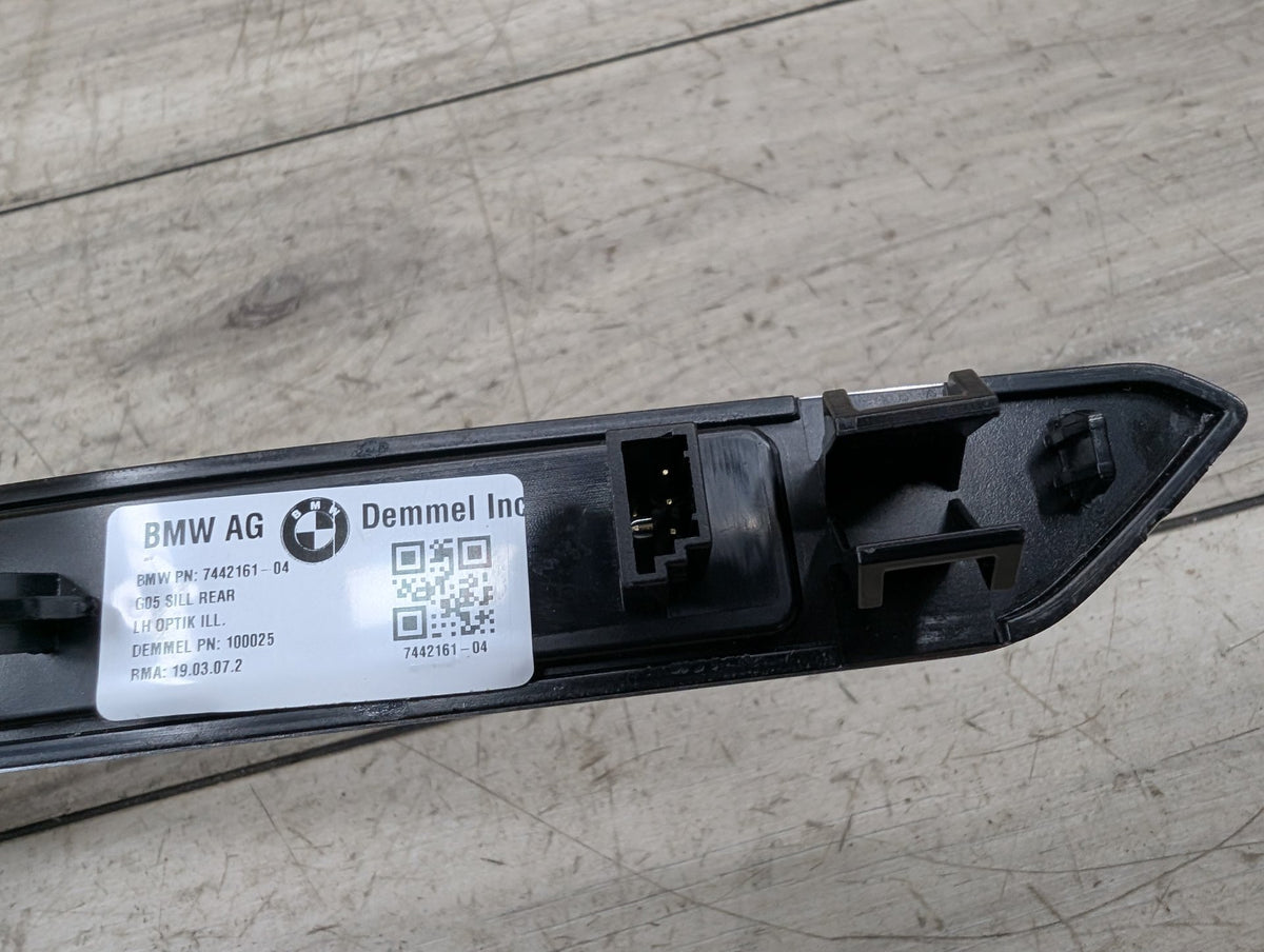 2019-2026 OEM BMW G05 G06 G07 X5 X7 Rear Left Driver Side Door Sill Entrance Scuff Plate