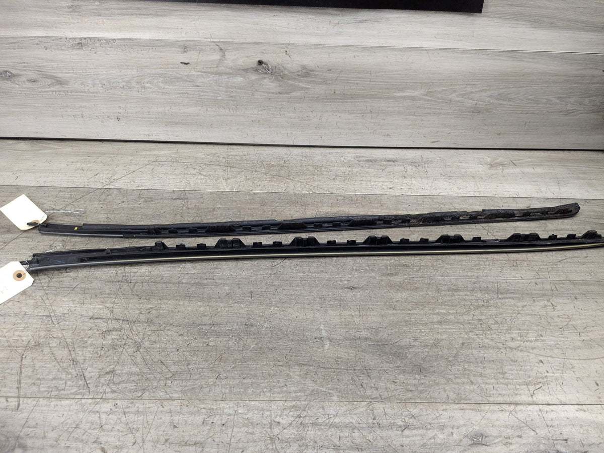 OEM BMW F15 F16 F85 F86 Front Left Right Windshield Side Drip Molding PAIR