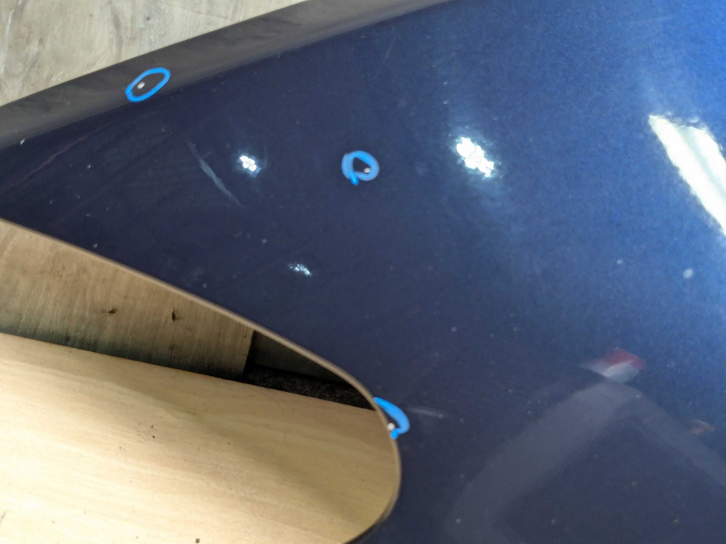 11-16 OEM BMW F10 528 535 550 Left Driver Side Fender Panel Blue A89 IMPERIALBLAU BRILLANTEFFEKT METALLI (A89)