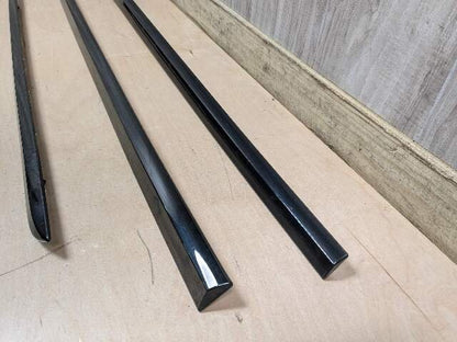OEM BMW G12 740 750 M760 Lower Left Right Side Door Molding Strip Trim SET Black