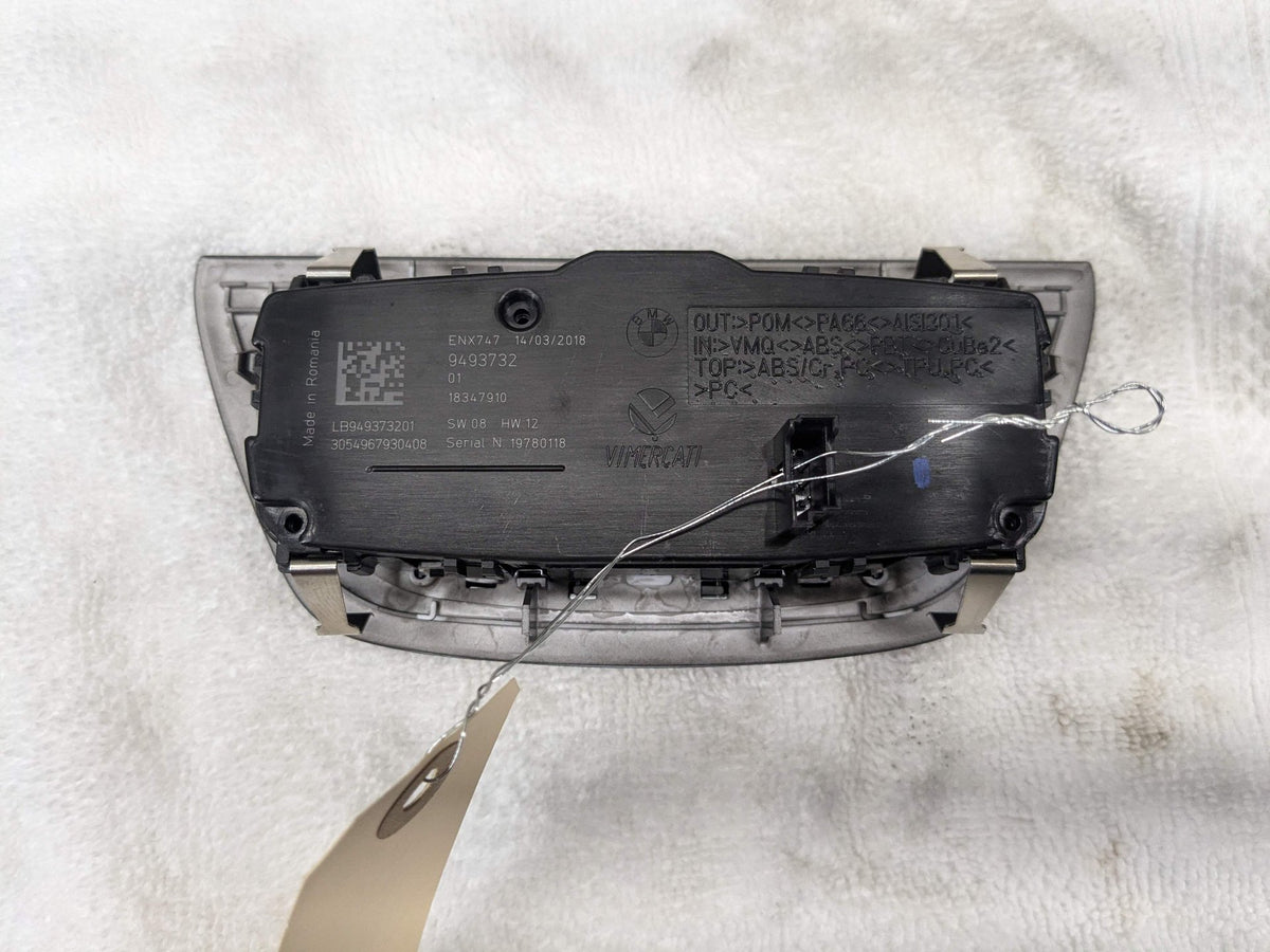 17-20 OEM BMW F90 M5 G30 G32 Headlight Switch Control Panel Light Module BLACK