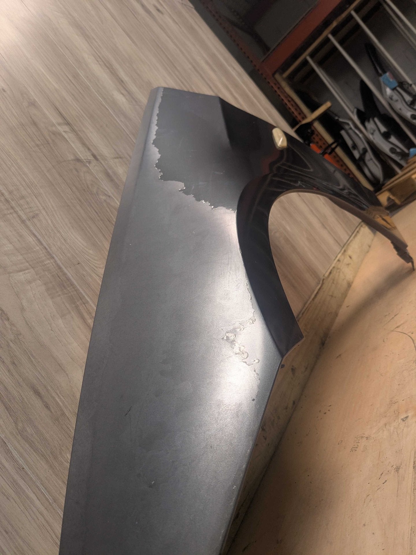 07-13 OEM BMW E92 E93 328 330 335 Left Driver Side Fender Panel Gray A22 SPARKLING GRAPHITE METALLIC (A22)