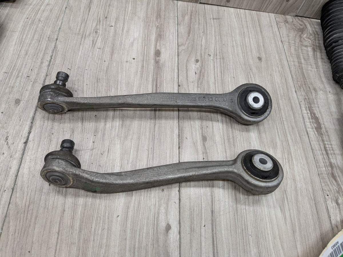 13-17 OEM AUDI A5 S5 Front Left Driver Upper Lower Control Arms w Tie Rod SET