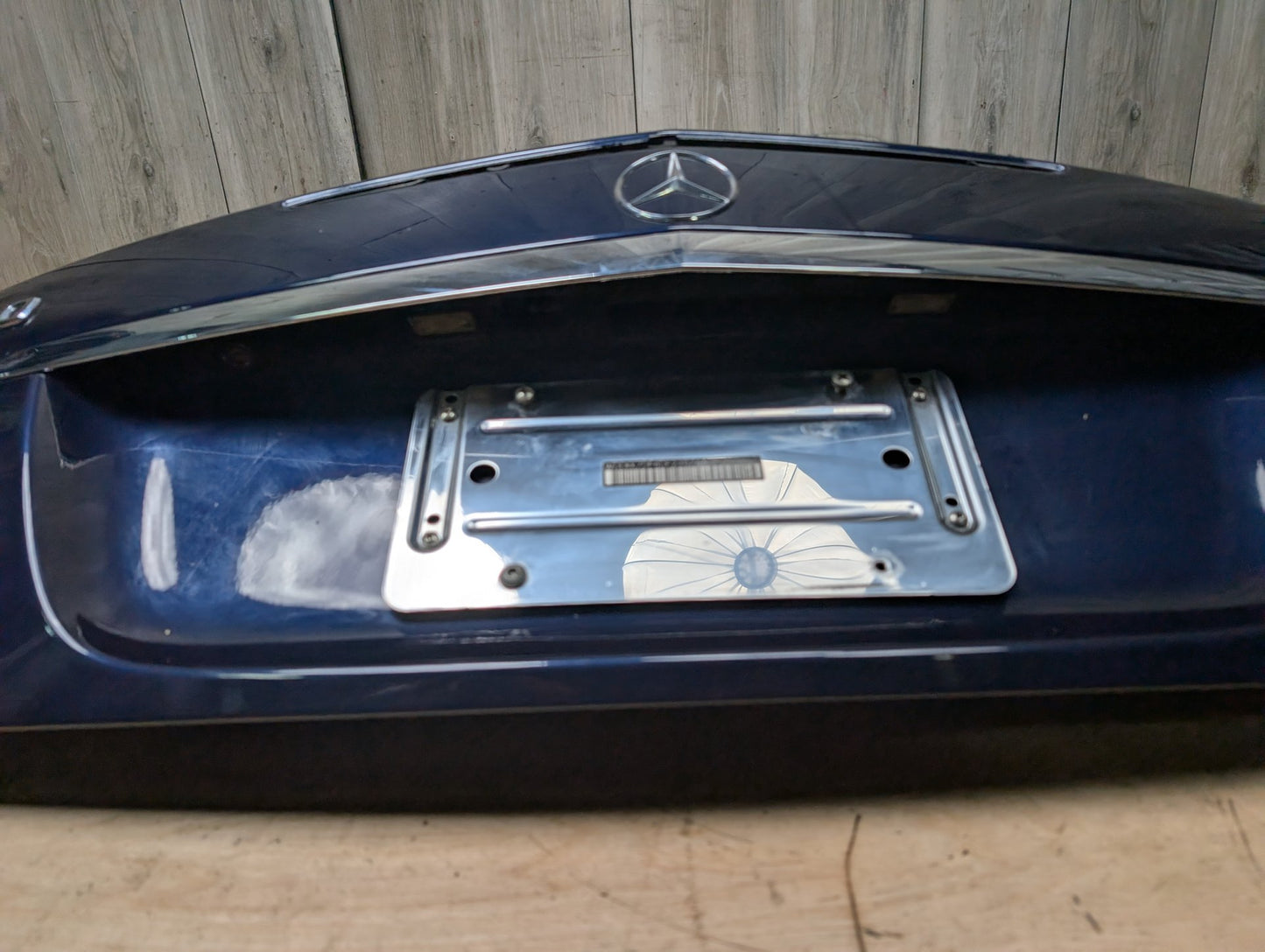 11-17 OEM Mercedes A207 C07 W207 E350 E400 E550 Trunk Lid Panel Deck Shell Blue Blue 890