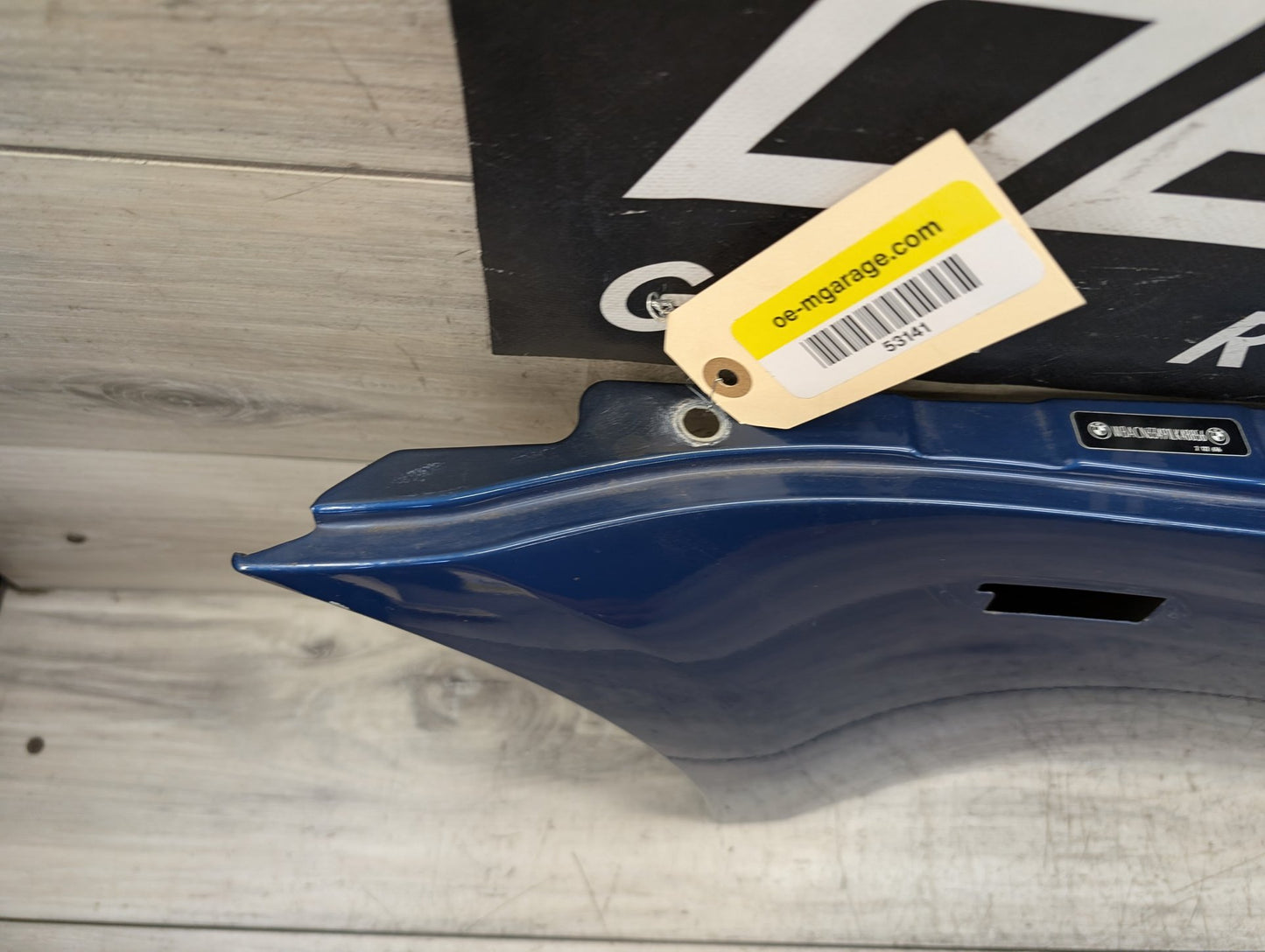 96-02 BMW E36 Z3 Front Left Driver Fender Quarter Panel Cover Blue 364