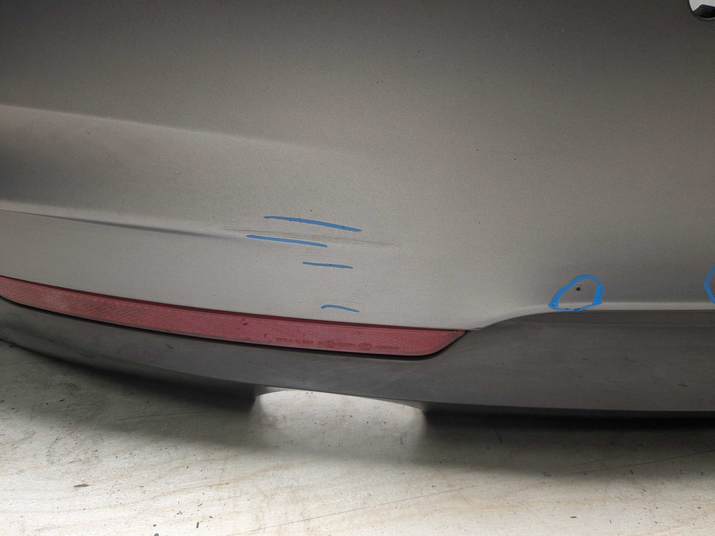 14-20 OEM BMW F36 428 430 435 440 M SPORT Rear Bumper Cover Panel Gray 490 SONDERLACKIERUNG (490)