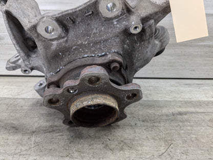 2017 BMW 540i G30 Rear Right Passenger Spindle Knuckle w/ Bearing 6866338 17-23 OEM BMW G30 530 540 M5550 REAR Right Passenger Hub Knuckle Bearing Carrier