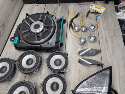 BMW G30 M5 F90 M550 540 530 Bower & Wilkins Speaker Subwoofers Tweeters SET