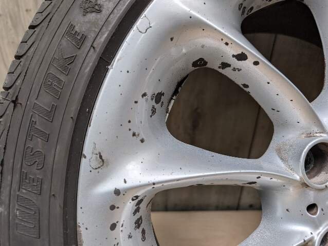 03-08 OEM BMW E85 Z4 Rim Wheel 17x8" ET:47 LA Wheel Turbine Style 106
