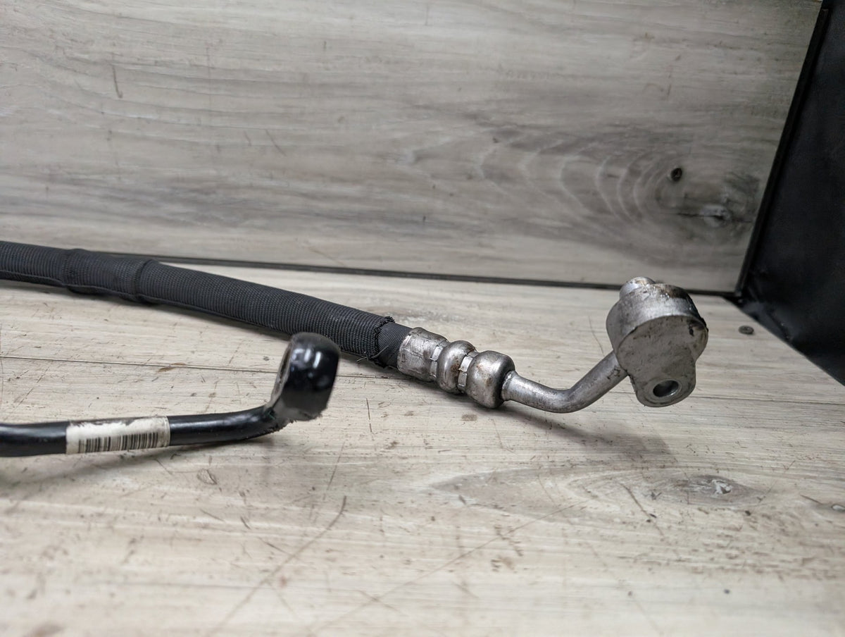 06-14 OEM BMW E70 E71 X5 X6 Power Steering Pressure Fluid Hose Pipe PAIR
