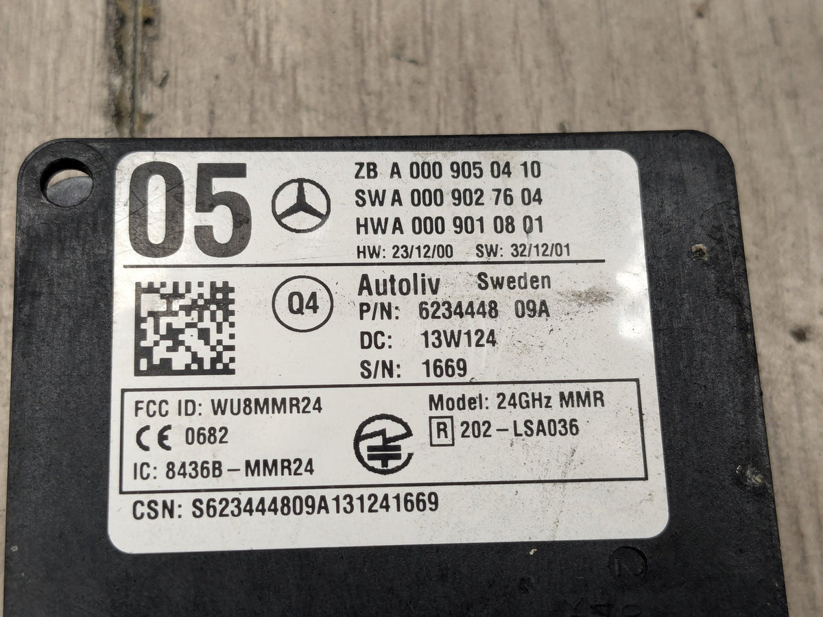 10-16 OEM Mercedes W212 E350 E550 Front Bumper Blind Spot Radar Distance Sensor