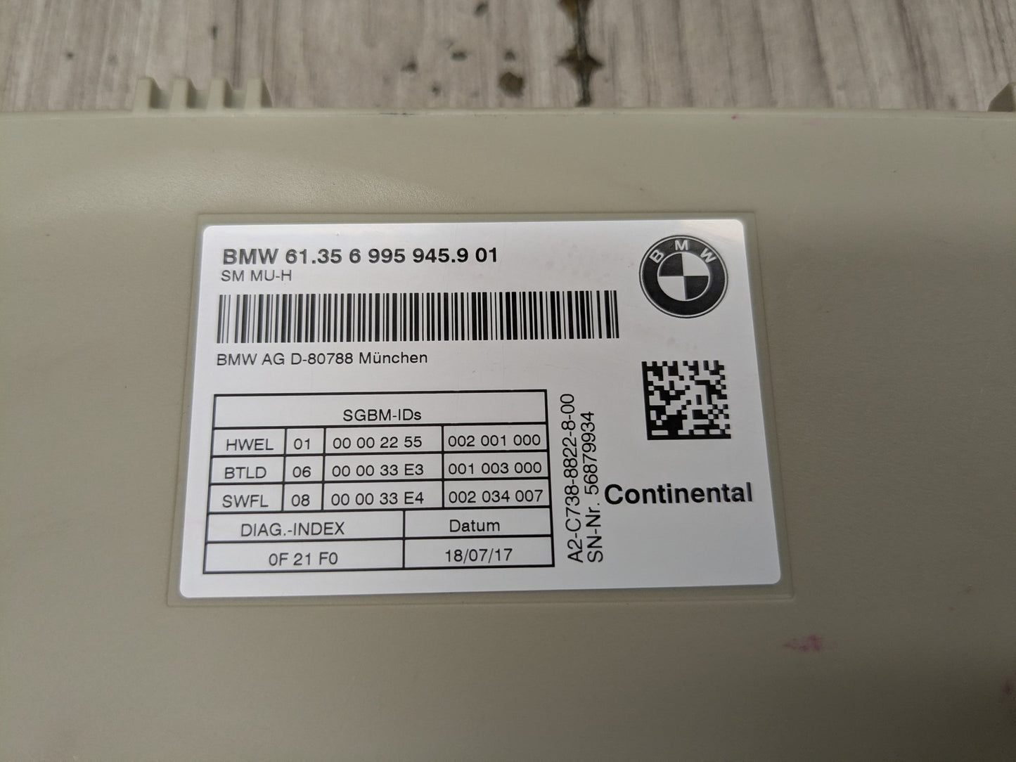 OEM BMW F90 G01 G02 G12 G30 X3 X4 Front Left/Right Seat Control Module