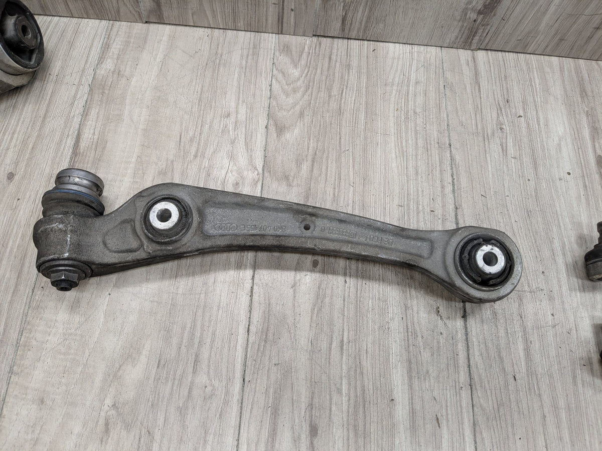 13-17 OEM AUDI A5 S5 Front Left Driver Upper Lower Control Arms w Tie Rod SET