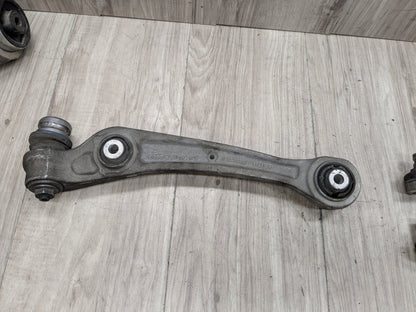 13-17 OEM AUDI A5 S5 Front Left Driver Upper Lower Control Arms w Tie Rod SET