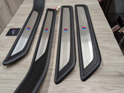 2013 BMW 750Li F02 Front Rear Left Right Scuff Plate Door Sill SET 8046291