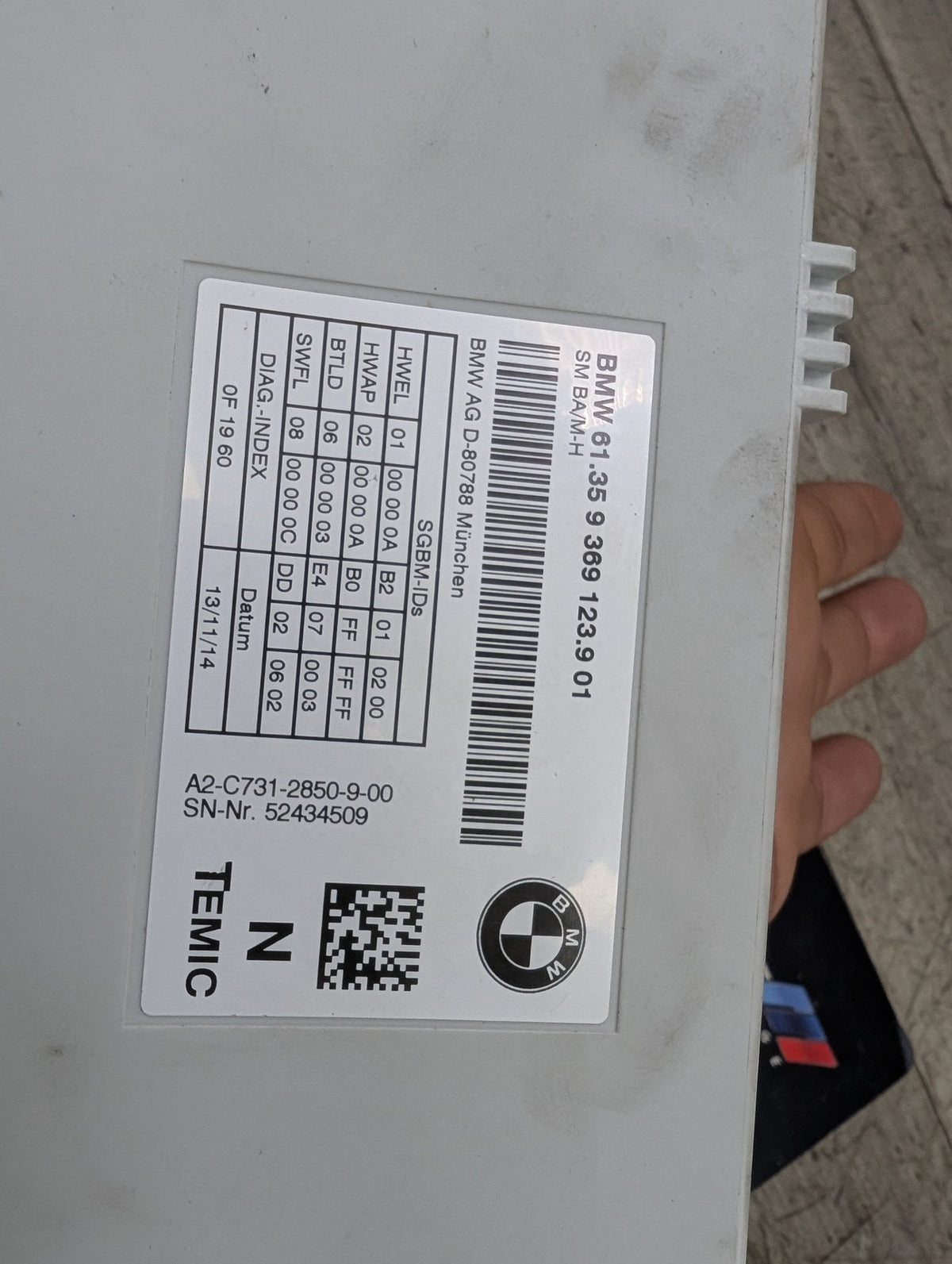 OEM BMW F06 F10 F23 F25 F30 F36 Front Left Right Power Heated Memory Seat Module