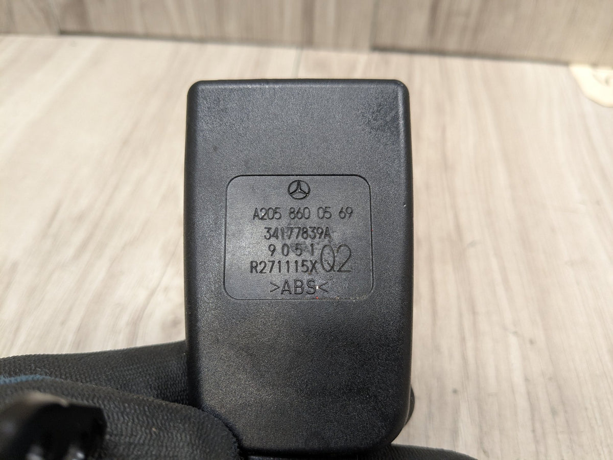 OEM Mercedes W205 Rear Left Right Center Seat Belt Buckle